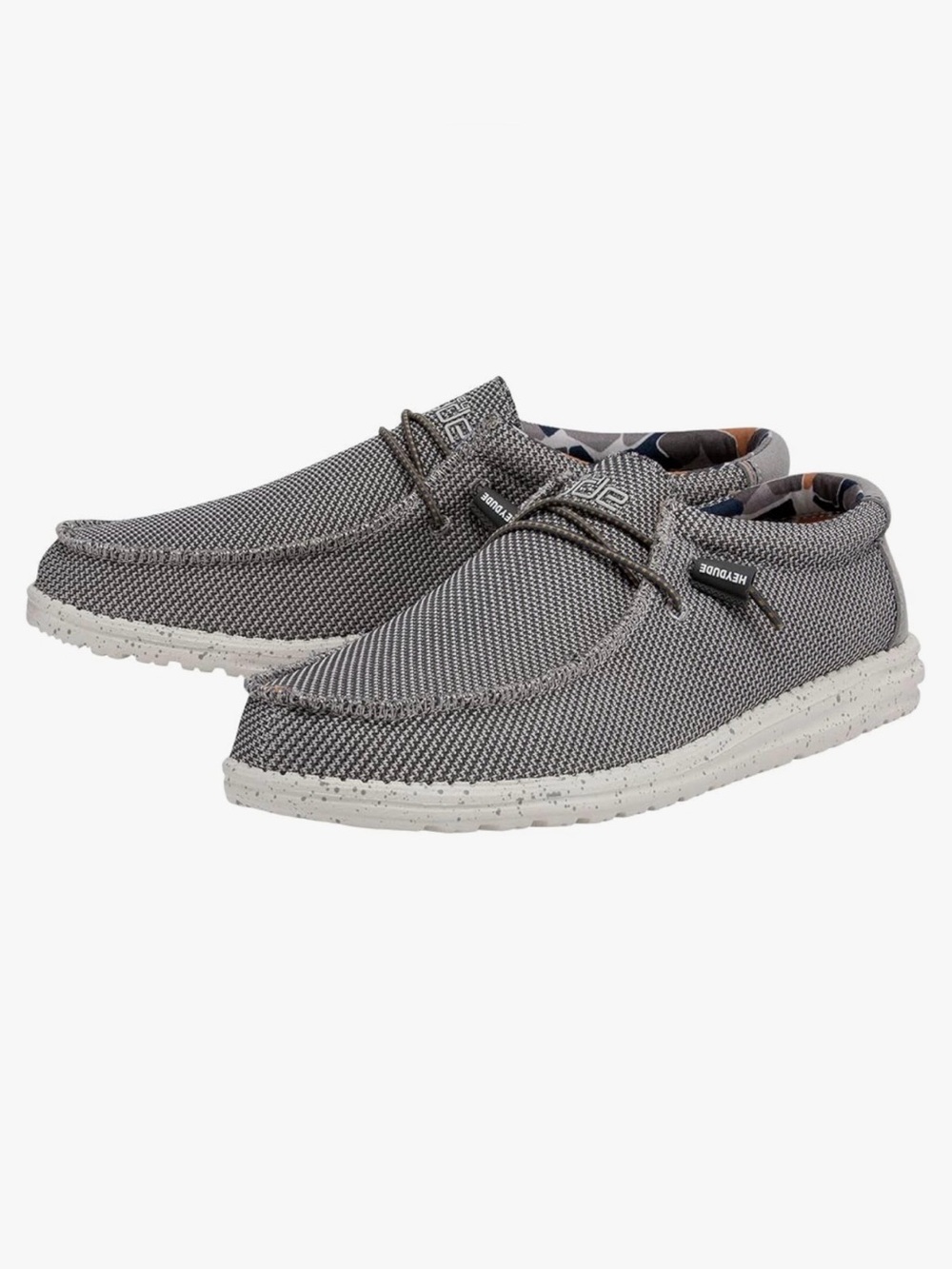 Hey Dude Wally Knit Slip-On Shoe - Charcoal Gray